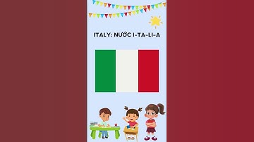 Bé học tên Quốc Kỳ và Tên các nước trên thế giới (phần 2)