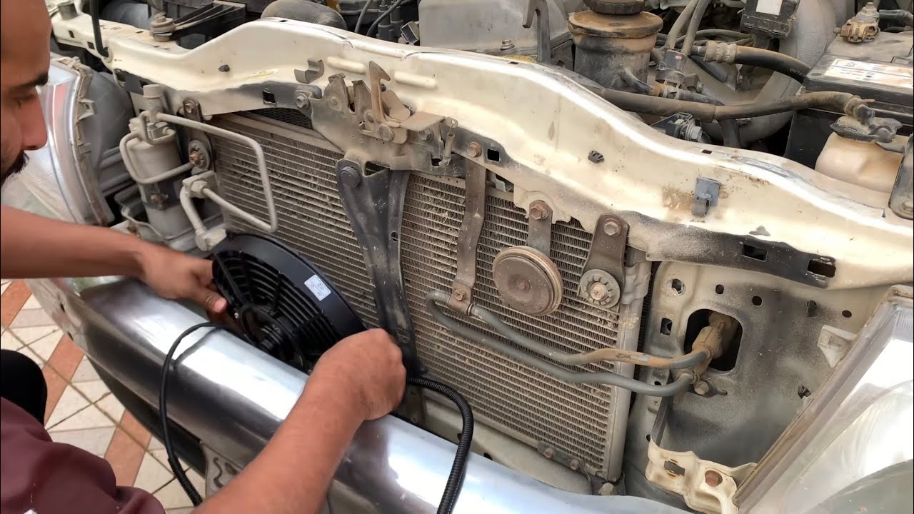 حل مشكلة عدم تبريد مكيف الهايلوكس عند الوقوف