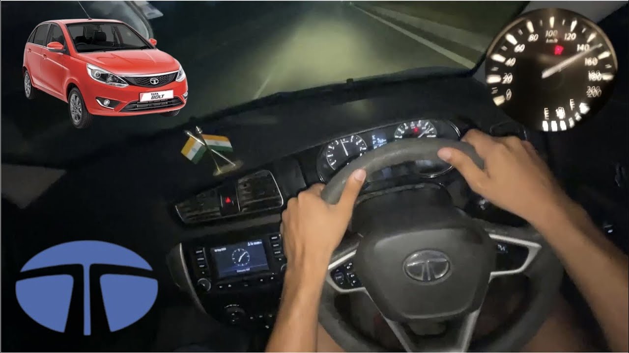 POV Drive in Night | Tata bolt | Acceleration | Top Speed India