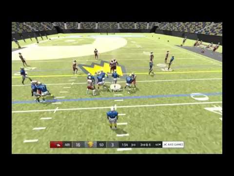 Let's Play Axis Football 2016 All Star Difficulty Full Game Franchise Mode