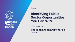 Ultimate Tender Coach - Week 1 Module 1.1