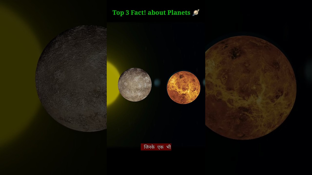 Top3 Amazing Fact for Planets In HINDI 