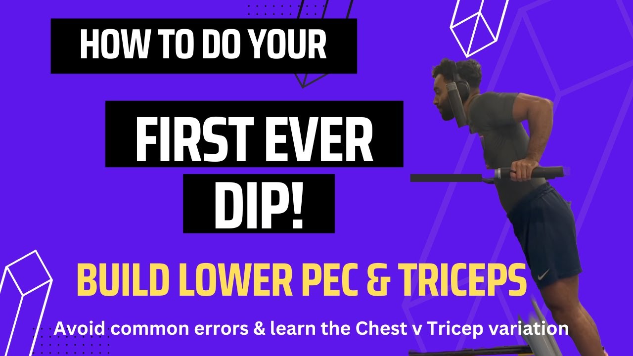 How to do your first ever Chest/ Tricep Dip & build reps and add