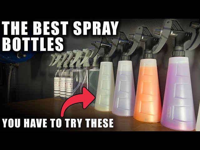 The best spray bottles for car care