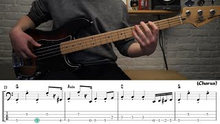 Elton John - Bennie and the Jets (Bass cover) (Play along TABS + pdf)