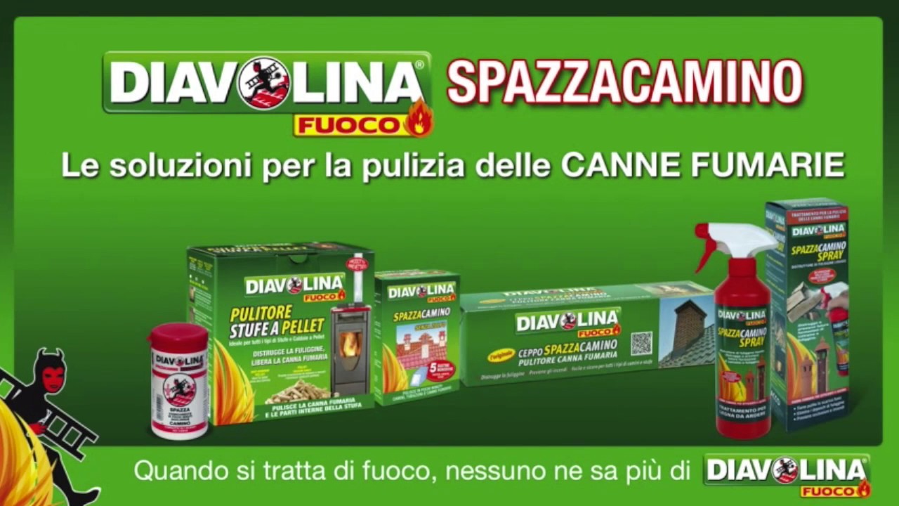 Diavolina Spazzacamino per la pulizia delle canne fumarie 