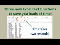 Excel's new text functions will save you loads of time!