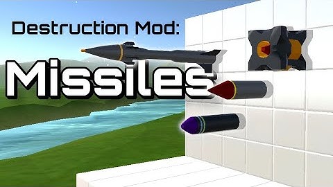 Destruction mod: Missiles EVERTECH SANDBOX