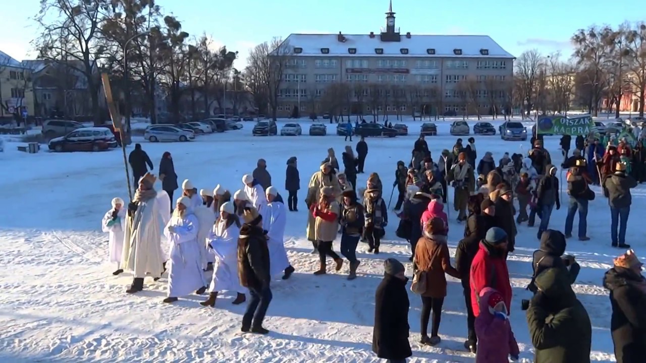 Orszak Trzech Króli Giżycko 06.01.2017 r. cz.3 żagle niesulice