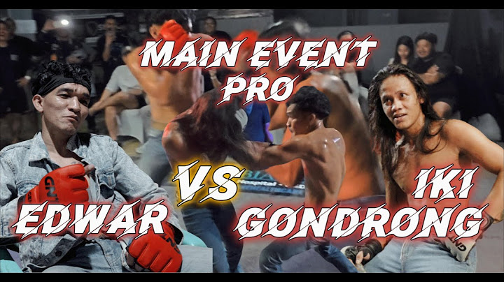EDOWAR VS IKI GONDRONG Street Fight Indonesia
