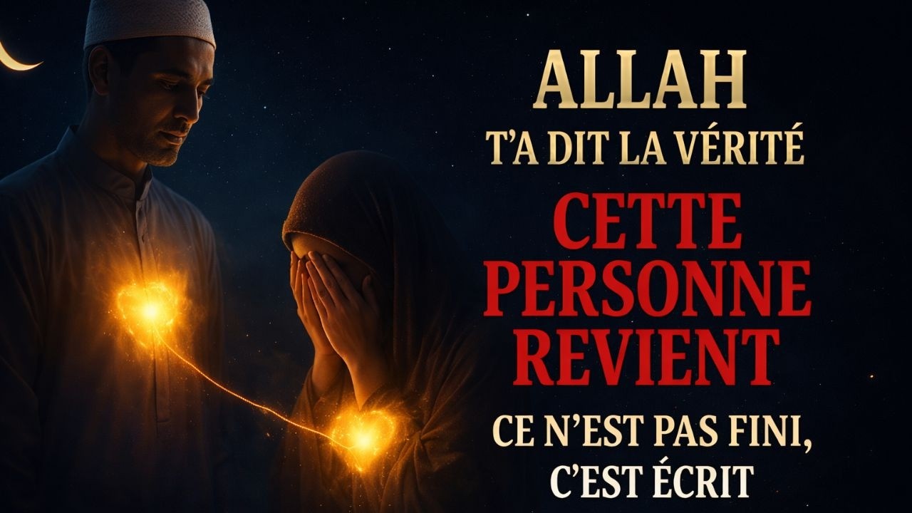 Allah fait revenir la personne de ton cœur – Un mariage passionné t’attend
