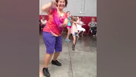 Ella doing the wobble