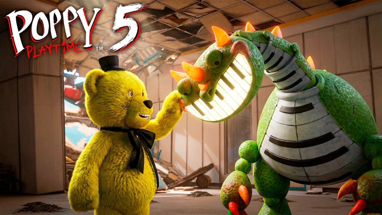 Poppy Playtime Chapter 5 🦖 Все Секреты и Пианозавр