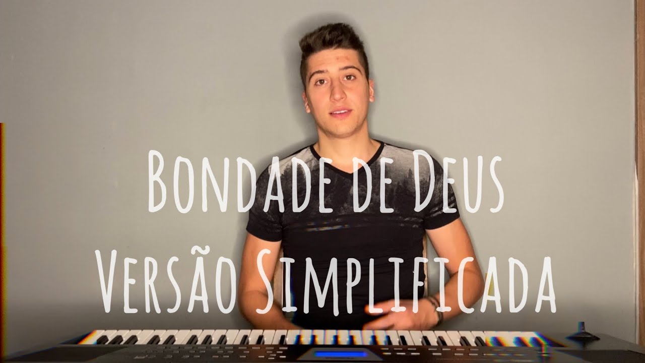 Como tocar Bondade de Deus no Teclado - ( PARA INICIANTES )