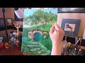 Bag End - Lord of the Rings Fanart Acrylic Speed Painting