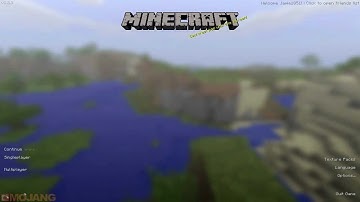 Minecraft Fancy Gui Mod! NEW TITLE SCREEN!!