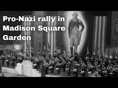20Th February 1939: Pro-Nazi Rally Held At Madison Square Garden In New York City