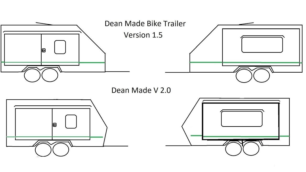 Bicycle camper trailer with slideout video 5 YouTube