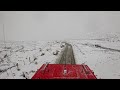 The Nevis 4WD track in winter snow - MAN truck - Do not attempt !