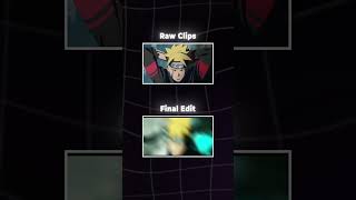 My Editing Process Raw Clips Vs Final Edit