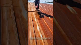 Industrial Skills | Cleaning Rusted Roof Panels!