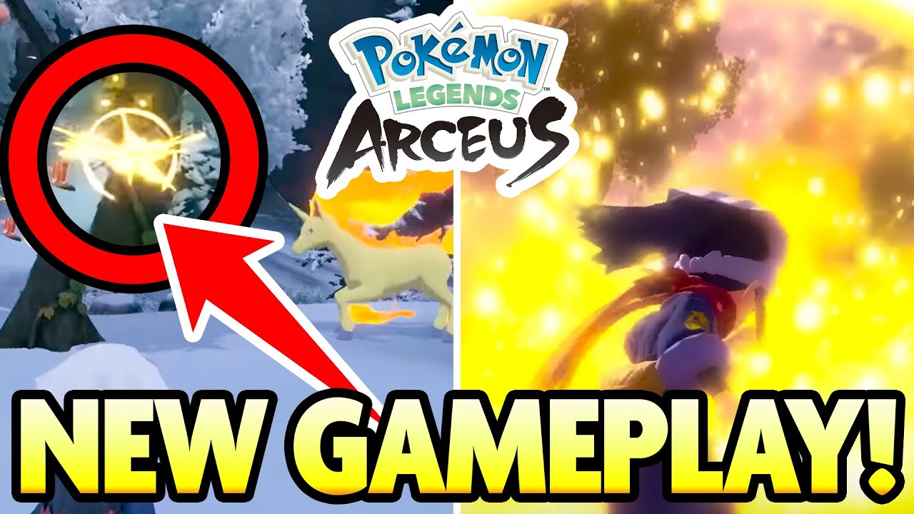 New Pokémon Legends: Arceus trailer shows off gameplay - GadgetMatch