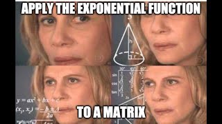 Matrix exponentials, Part 1