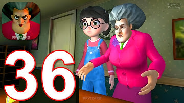Scary Teacher 3D - Gameplay Walkthrough Part 36 - Chapter 1 Old Update (iOS, Android)