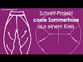 Coole Hose aus einem Kreis // Teil 1: von der Idee bis zum fertigen Schnitt