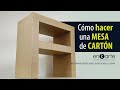 MESA ENKARTE EK-019 | Cómo hacer una mesa con cartón | Cardboard furniture
