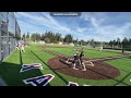 Tucker Koerick 1.93 pop time throws out runner at second (Seattle 2027 grad)