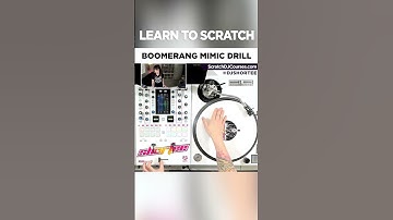 Practice the BOOMERANG Scratch ★ Scratch DJ Practice Drill ★ #djshortee shorts 🪃