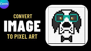 How to Convert image to Pixel Art using Canva✅ screenshot 1