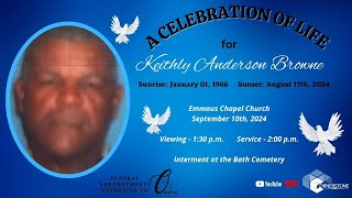 A Celebration of Life for Keithly Anderson Browne