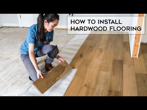 How To Install Hardwood Flooring (For