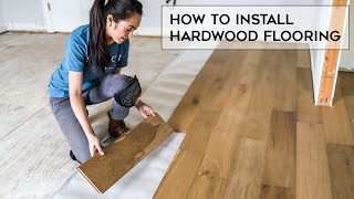 How To Install Hardwood Flooring (For Beginners!)