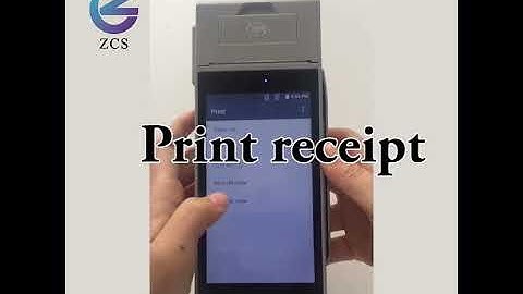 Z90 Fingerprint 4G Android POS