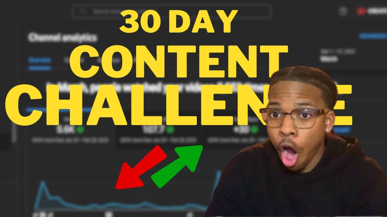 I DID THE 30 DAY CONTENT CHALLENGE AND THIS HAPPENED... YouTube