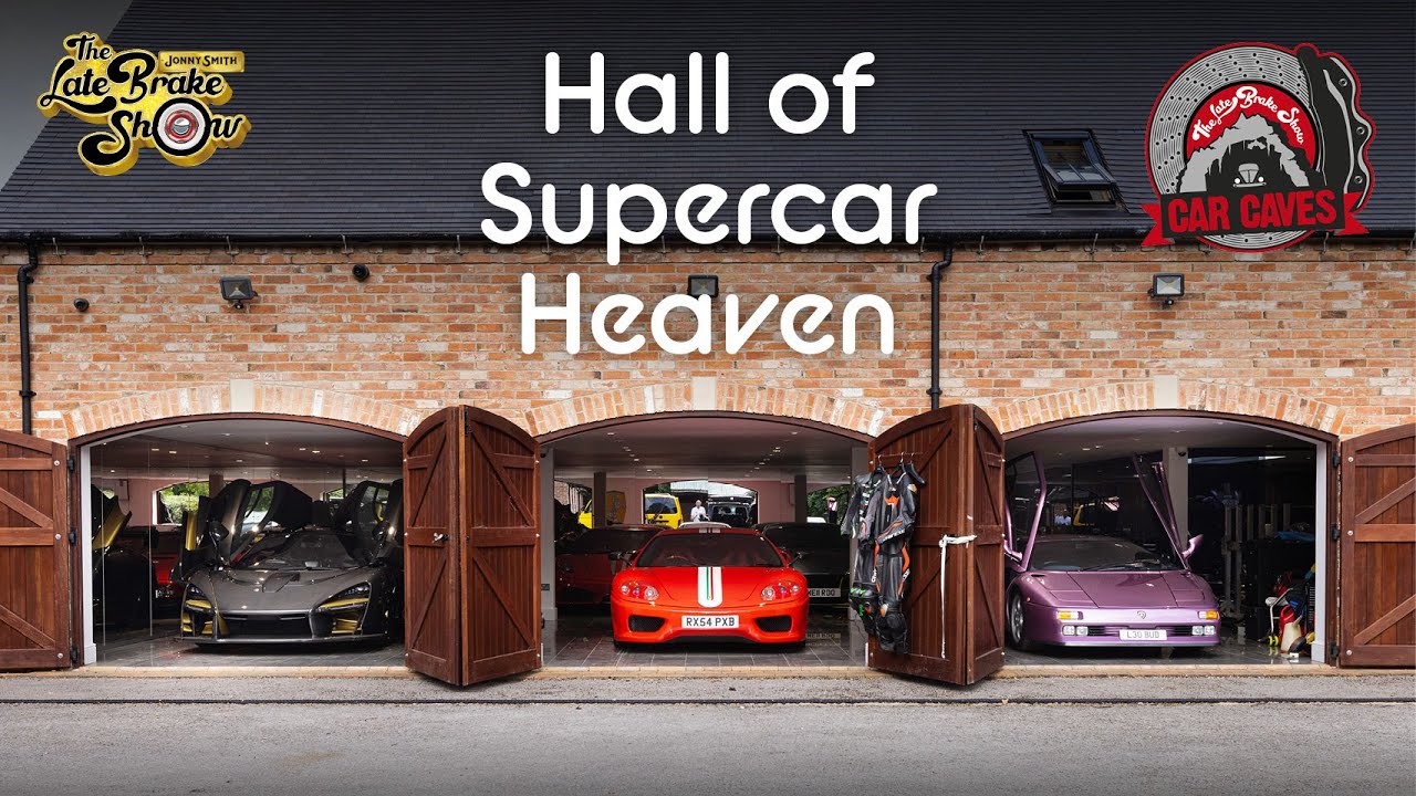 Stunning Super Car Cave Garage tour Diablo, Senna and mad stories