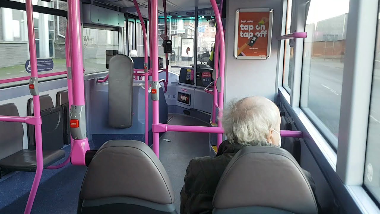 First Leicester Wright Streetdeck, 35168 (SK16 GTZ) - Service 14A