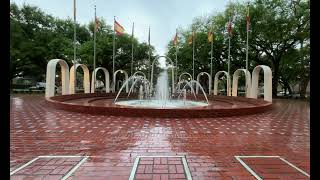 Spanish Plaza Park Fountain in Mobile, AL (One Minute Memory)