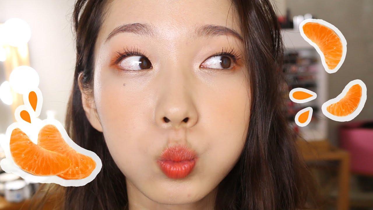 ENG) Mandarin inspired makeup / 통통 달콤상콤 감귤메이크업