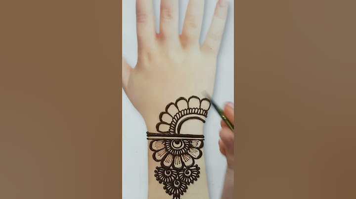 very simple and easy mehndi design || new simple mehndi design front hand #shorts #mehndi