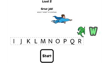 Learn English Alphabets (ABCD, A to Z) Letters Sequence by Playing Game for Kids.