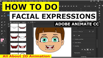 How to do facial expressions in Adobe animate cc