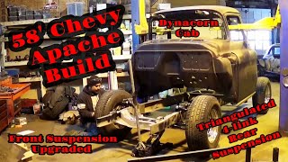 1958 CHEVY Apache Build Part 2- FULL SUSPENSION INSTALL by Rotter's Garage 8,875 views 1 year ago 10 minutes, 12 seconds