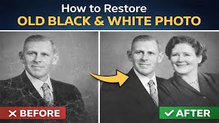 How to Restore Old Black & White Photo in Photoshop (Step by Step) screenshot 5