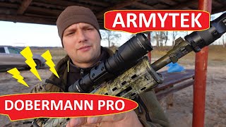 Обзор Armytek Dobermann Pro Warm,  подствольный фонарь для охоты