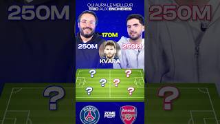 Qui aura le MEILLEUR TRIO OFFENSIF ? Spécial PSG- Arsenal🏆 #footballshorts #uclfinal