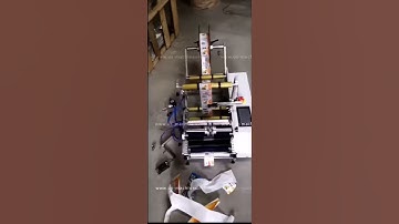 Semi automatic round bottle labeling machine commisioning video